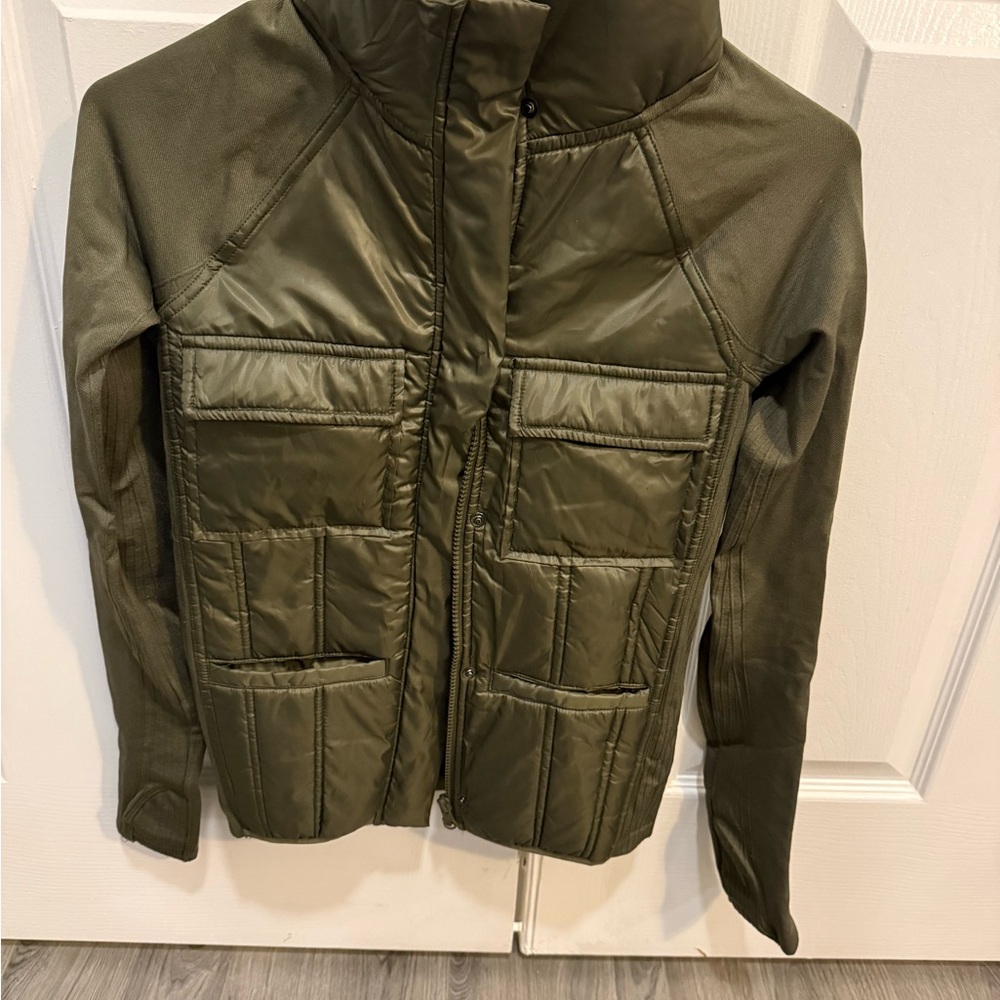 Zella Khaki Utility Jacket - Picture 2 of 3